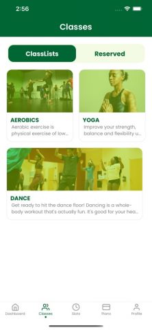 EcoFitness для iOS — скриншот 1