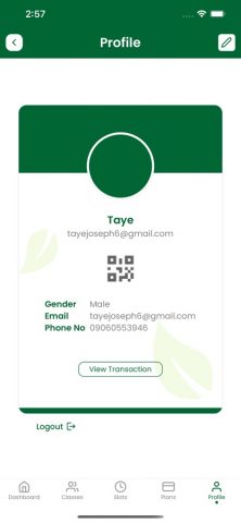 EcoFitness для iOS — скриншот 4