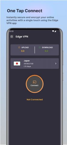 Edge VPN : Fast and Reliable для Android — скриншот 1