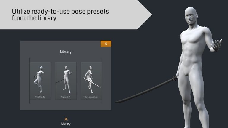 El Pose 3D для Android — скриншот 4
