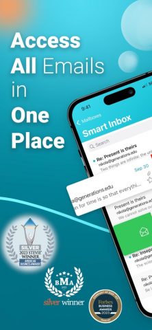 Email Aqua Mail Secure Client для iOS — скриншот 1