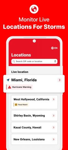 Emergency: Severe Weather App для Android — скриншот 3