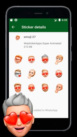 Эмодзи Мемы 3D WASticker для Android — скриншот 3