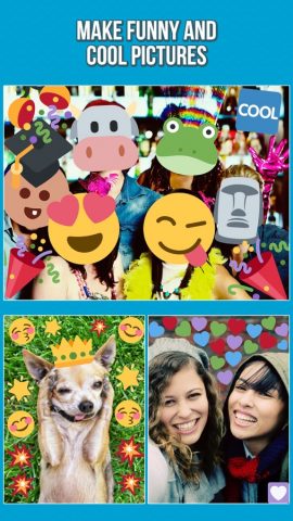 Emoji Photo Editor — Add Emoticon Stickers to your Pictures для iOS — скриншот 2