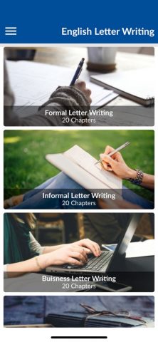 English Letter Writing Guide для iOS — скриншот 1