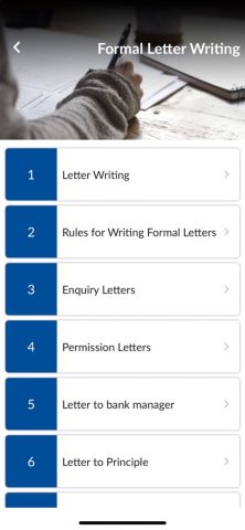English Letter Writing Guide для iOS — скриншот 2