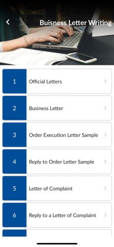 English Letter Writing Guide для iOS — скриншот 4