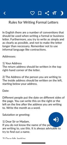 English Letter Writing Guide для iOS — скриншот 5