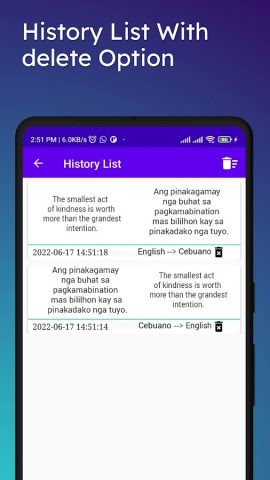 English To Cebuano Translator для Android — скриншот 4