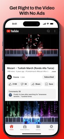 Enhancements For YouTube для iOS — скриншот 1