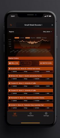 Eve Online Market Watcher для Android — скриншот 2