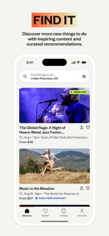 Eventbrite для iOS — скриншот 1