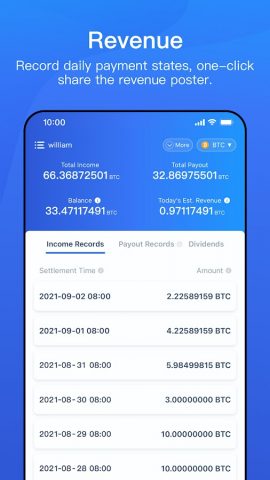 F2Pool для Android — скриншот 4