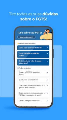 FGTS | Saque e Calendário 2026 для Android — скриншот 4