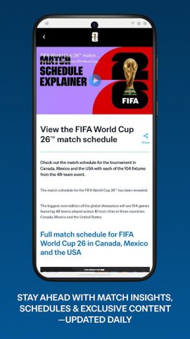 FIFA Official App для Android — скриншот 3