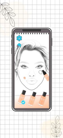 Face Chart — Makeup Guru для iOS — скриншот 3