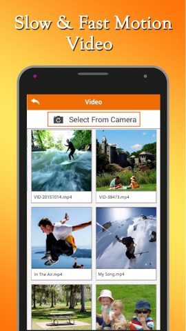 Fast & Slow Motion Video для Android — скриншот 2