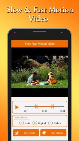 Fast & Slow Motion Video для Android — скриншот 3
