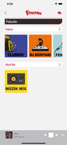 Fenomen:Radyo, Müzik & Podcast для iOS — скриншот 2