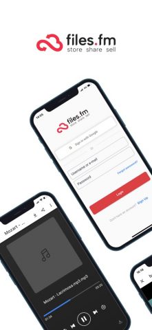 Files.fm Cloud storage для iOS — скриншот 1