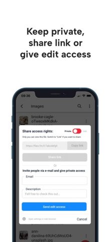 Files.fm Cloud storage для iOS — скриншот 4