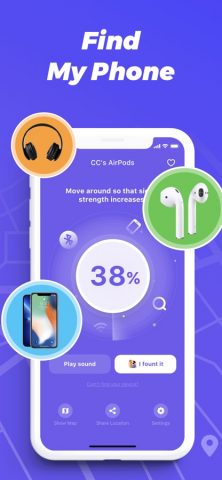 Find My Phone, Friends Tracker для iOS — скриншот 3