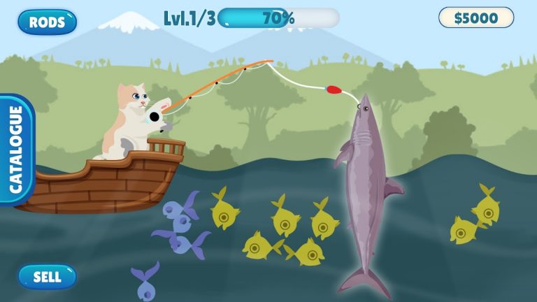 Fish Catching — Cat Fish Game для Android — скриншот 1