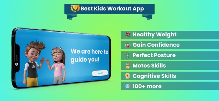 Фитнес для детей для iOS — скриншот 1