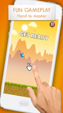 Flappy Bird: Флаппи Берд для iOS — скриншот 2