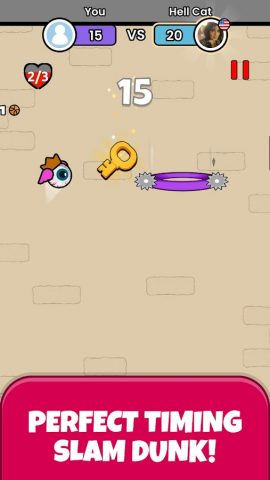 Flappy Dunk для Android — скриншот 2