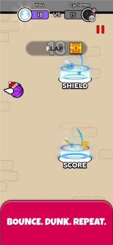 Flappy Dunk для iOS — скриншот 4