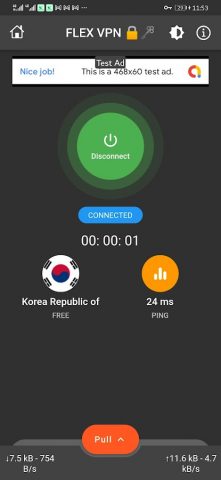 Flex VPN для Android — скриншот 4