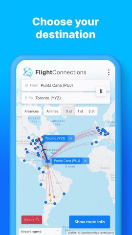 FlightConnections для Android — скриншот 5