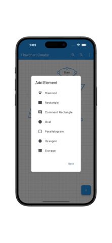 Flowchart Creator(Pro) для iOS — скриншот 2