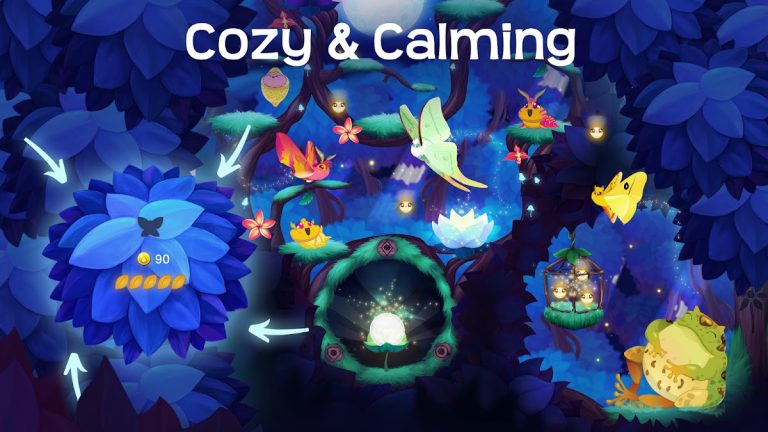Flutter Starlight — Cozy Game для Android — скриншот 1