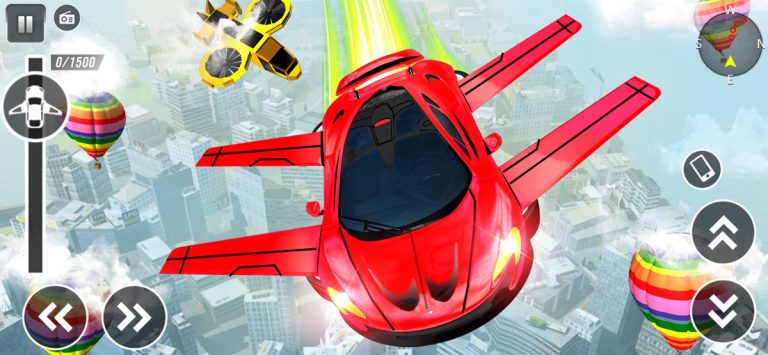 Flying Car: машина симулятор — скриншот 1