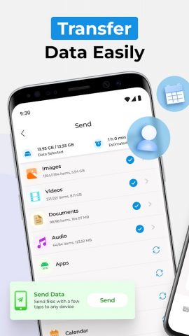 Фон Клон: Перенос Данных для Android — скриншот 1