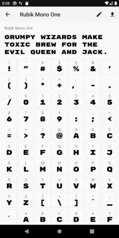 Fontasy — Google Fonts Browser для Android — скриншот 4