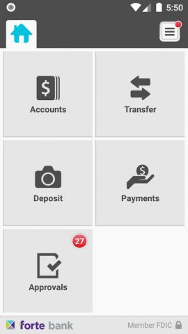 Forte Bank Biz Mobile Banking для Android — скриншот 3
