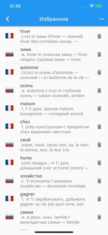 Французско-Русский Словарь. для iOS — скриншот 4