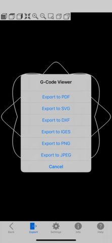 G-Code Viewer & Converter для iOS — скриншот 4