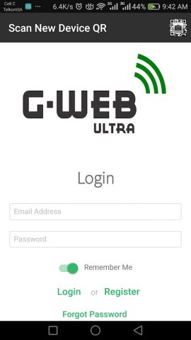 G-WEB ULTRA для Android — скриншот 1