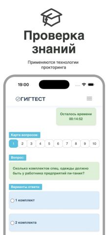 ГИГТЕСТ для iOS — скриншот 5