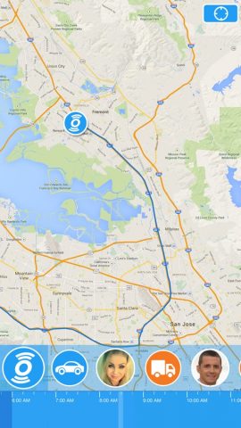 GPS Tracker | trackOmeter для iOS — скриншот 1