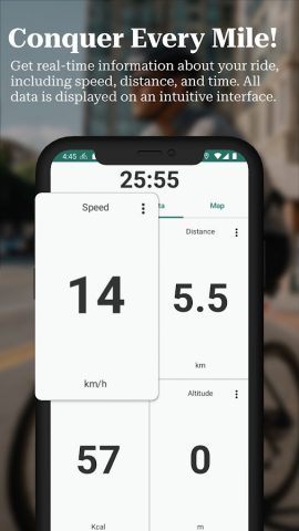 GPS Велокомпьютер для Android — скриншот 5