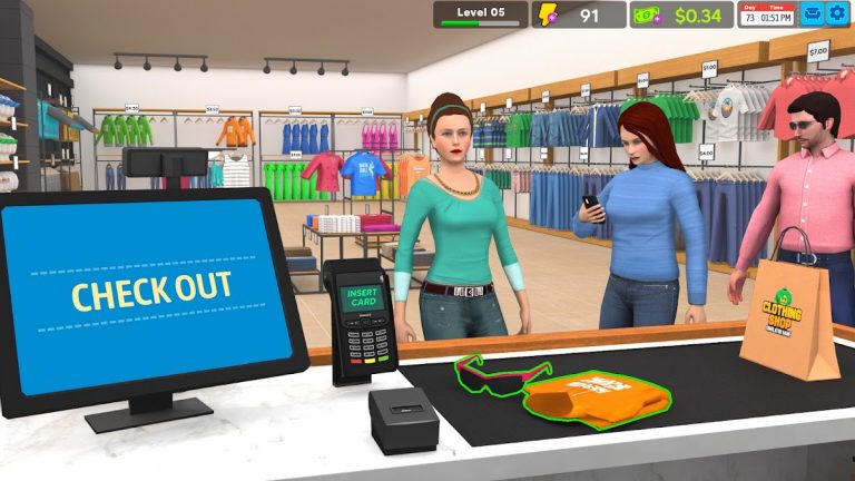 Garments Shop — Simulator Game для Android — скриншот 3