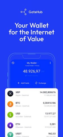 GateHub Wallet для Android — скриншот 1