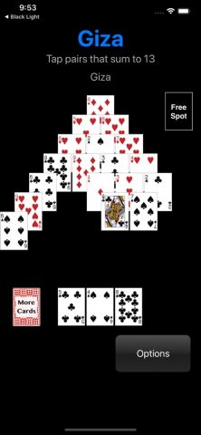 Giza Solitaire для iOS — скриншот 4