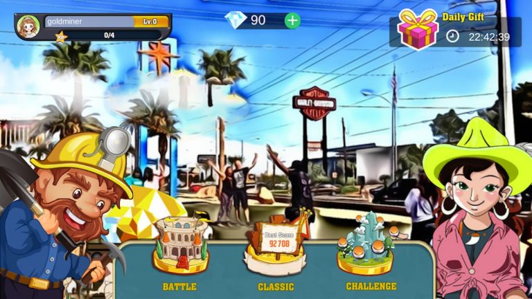 Gold Miner Las Vegas для Android — скриншот 1