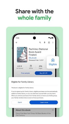 Google Play Книги для Android — скриншот 3